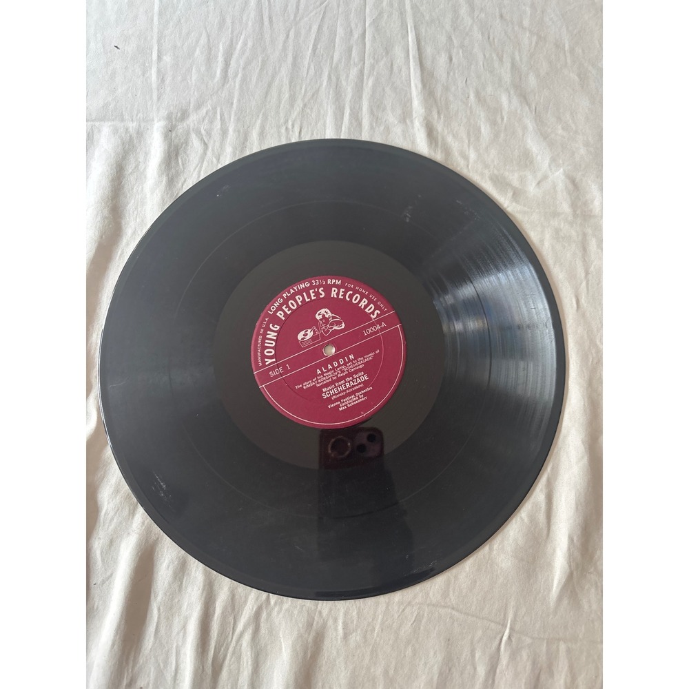 Young People's Records Aladdin Midsummer Nights Dream 10" 33RPM Good Vintage - Picture 3 of 4